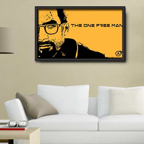 Quadro Decorativo - The one free man- Half life